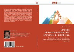 Cover Stratégie d'internationalisation des entreprises de distribution