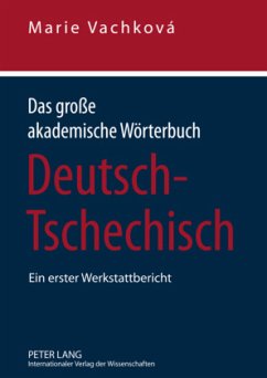 Cover Das große akademische Wörterbuch Deutsch-Tschechisch