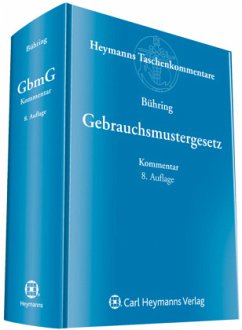 Cover Gebrauchsmustergesetz (GebrMG), Kommentar