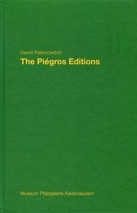 David Rabinowitch - The Piégros Editions