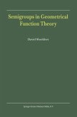 Semigroups in Geometrical Function Theory