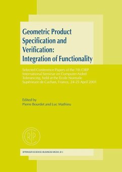 Geometric Product Specification and Verification: Integration of Functionality