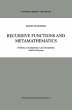 Recursive Functions and Metamathematics - Bild 1