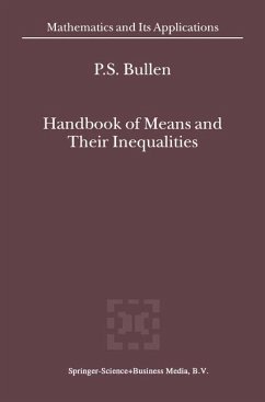 Handbook of Means and Their Inequalities - Bullen, P.S.