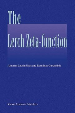 The Lerch zeta-function - Laurincikas, Antanas;Garunkstis, Ramunas