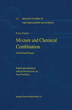 Mixture and Chemical Combination - Duhem, Pierre