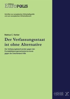 Cover Der Verfassungsstaat ist ohne Alternative