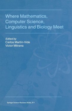 Cover Where Mathematics, Computer Science, Linguistics and Biology Meet