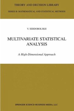 Multivariate Statistical Analysis - Serdobolskii, V. I.