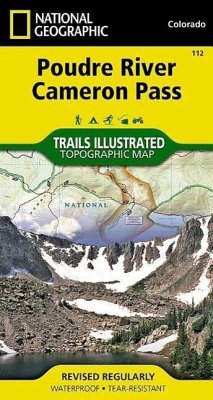 Poudre River, Cameron Pass Map - National Geographic Maps