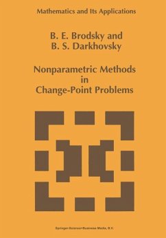 Nonparametric Methods in Change Point Problems - Brodsky, B. E.;Darkhovsky, B. S.