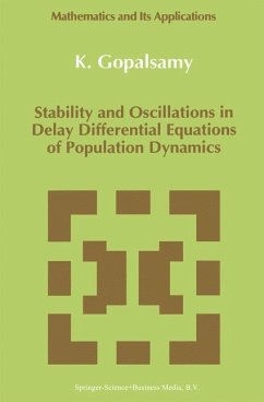 Stability and Oscillations in Delay Differential Equations of Population Dynamics - Gopalsamy, K.