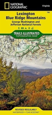 Lexington, Blue Ridge MTS Map [George Washington and Jefferson National Forests] - National Geographic Maps