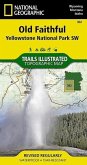 Old Faithful: Yellowstone National Park SW Map