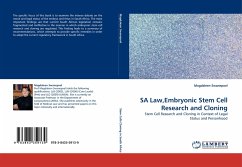 SA Law,Embryonic Stem Cell Research and Cloning