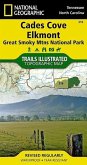 Great Smoky Mountains National Park West: Cades Cove, Elkmont Map