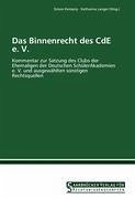 Das Binnenrecht des CdE e. V. - Herausgeber: Kempny, Simon Langer, Katharina