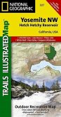 Yosemite Nw: Hetch Hetchy Reservoir Map