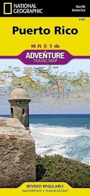 National Geographic Adventure Travel Map Puerto Rico - National Geographic Maps