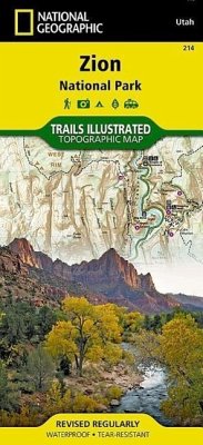National Geographic Trails Illustrated Map Zion National Park - National Geographic Maps