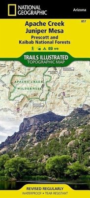 Apache Creek, Juniper Mesa Map [Prescott and Kaibab National Forests] - National Geographic Maps