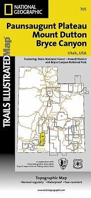 Mount Dutton, Aquarius Plateau Map - National Geographic Maps