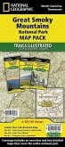 National Geographic Trails Illustrated Map Great Smokey Mountains National Park Map Pack