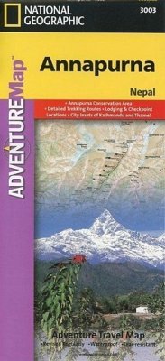Cover National Geographic Adventure Map Annapurna