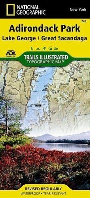 Lake George, Great Sacandaga: Adirondack Park Map - National Geographic Maps