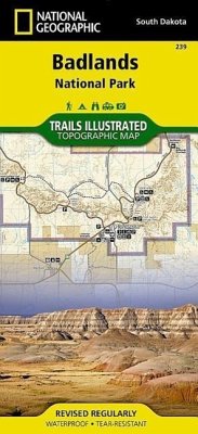 Badlands National Park Map - National Geographic Maps