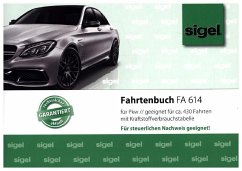 Fahrtenbuch A6 quer 40 Blatt