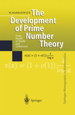 The Development of Prime Number Theory - Narkiewicz, Wladyslaw