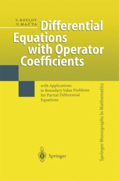 Differential Equations with Operator Coefficients - Kozlov, Vladimir;Maz'ya, Vladimir