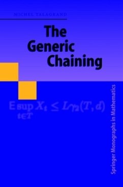 The Generic Chaining - Talagrand, Michel