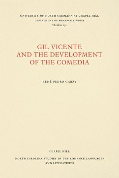 Cover Gil Vicente and the Development of the Comedia