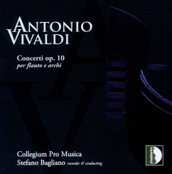 Concerti Op.10 Per Flauto E Archi - Bagliano,Stefano/Collegium Pro Musica