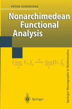 Nonarchimedean Functional Analysis - Schneider, Peter