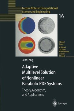 Adaptive Multilevel Solution of Nonlinear Parabolic PDE Systems - Lang, Jens