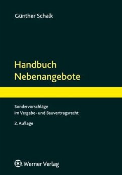 Handbuch Nebenangebote - Schalk, Günther