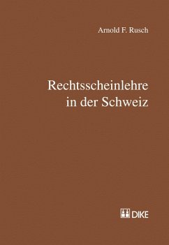 Cover Rechtsscheinlehre in der Schweiz