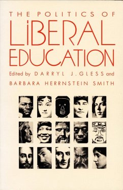 Cover The Politics of Liberal Education