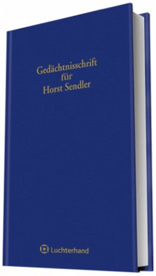 Cover Gedächtnisschrift für Horst Sendler