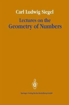 Lectures on the Geometry of Numbers - Siegel, Carl Ludwig
