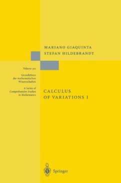 Calculus of Variations I - Giaquinta, Mariano;Hildebrandt, Stefan