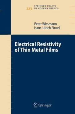 Electrical Resistivity of Thin Metal Films - Wißmann, Peter;Finzel, Hans-Ulrich