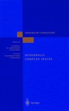 Hyperbolic Complex Spaces - Kobayashi, Shoshichi