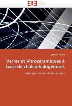 Verres Et Vitrocéramiques À Base de Chalco-Halogénures