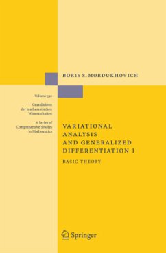 Variational Analysis and Generalized Differentiation I - Mordukhovich, Boris S.
