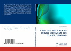 ANALYTICAL PREDICTION OF GROUND MOVEMENTS DUE TO MRTA TUNNELING