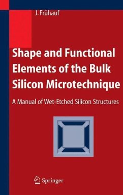 Shape and Functional Elements of the Bulk Silicon Microtechnique - Frühauf, Joachim